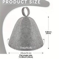 2 Sauna Hats - GREEN LIFE CYPRUS