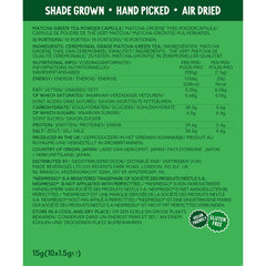 PerfectTed, Ceremonial Grade Matcha, 10 Nespresso Compatible Capsules