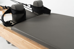 Foldable Oak Pilates Reformer | Space-Saving Home Studio