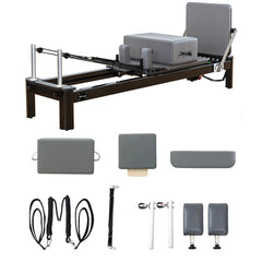 Viking Aluminium Pilates Reformer (Black)