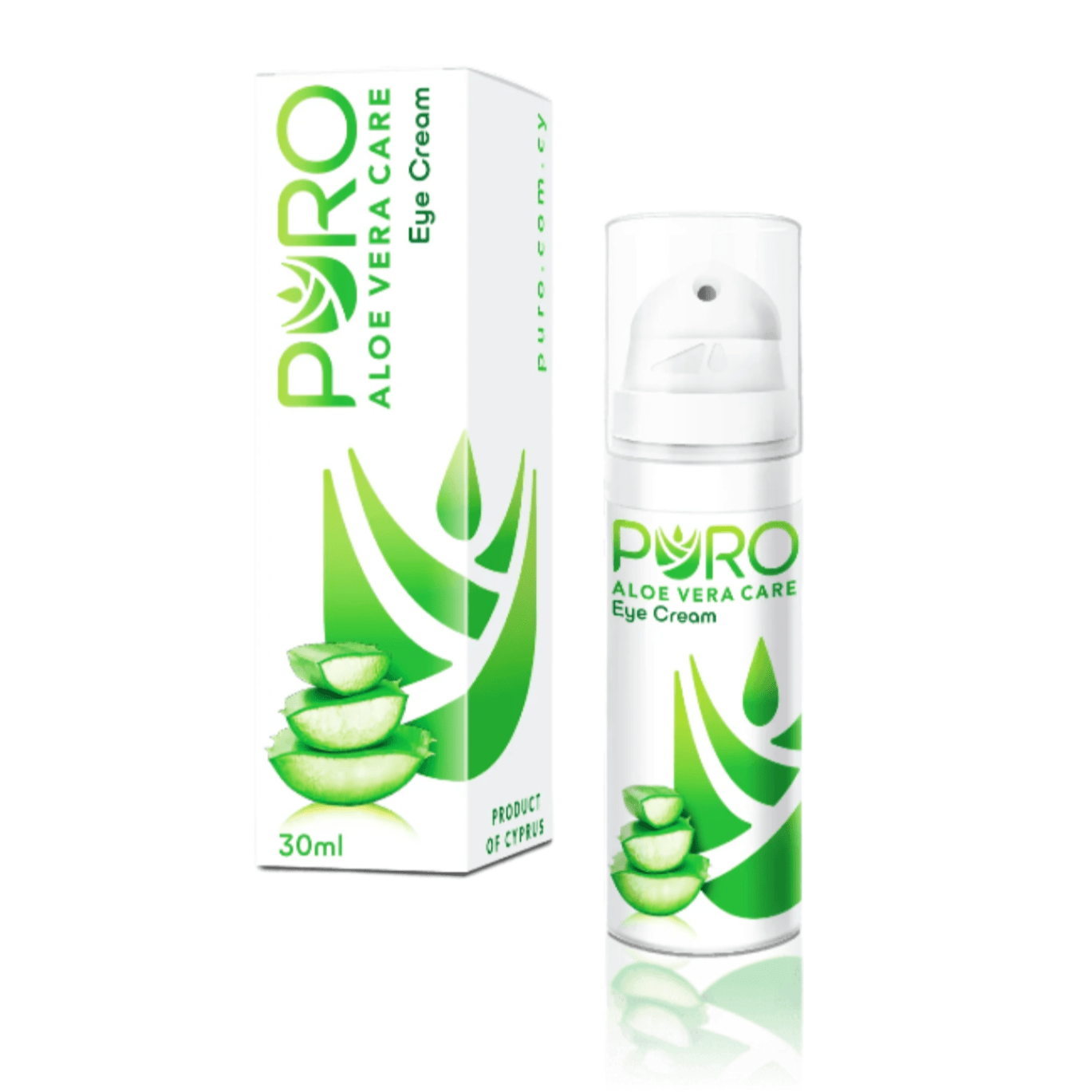 Eye Cream 30ml - Puro Aloe Vera Creams - GREEN LIFE CYPRUS
