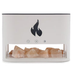 AW Gifts, Blaze Aroma Diffuser - Himalayan Salt Chamber - USB-C - Flame Effect (Salt included) - GREEN LIFE CYPRUS