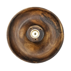 Plain incense stick and cone burner disc from AW Gifts, an accessory for burning incense with a simple, flat design.