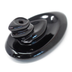 Small AW GIFTS back flow incense burner with pebble design, showcasing a decorative accessory for aromatic incense burning.