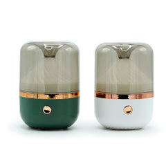 AW Gifts Urban Aroma Diffuser in white and bronze with USB, featuring color-changing LED lights and sleek accessory design.