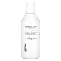 MKSTAVRINOS XyliWhite Mouthwash by NOW Foods, Solutions, Fluoride-Free, Refreshmint flavor, 16 fl oz bottle.