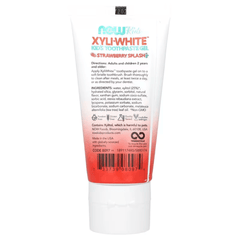 MKSTAVRINOS XyliWhite Kid's Strawberry Splash toothpaste gel in a 3 oz tube, featuring colorful packaging and a child-friendly design.