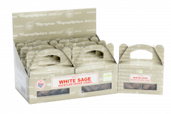 AW Gifts, Box of 24 pcs Satya White Sage Backflow Dhoop Cone - GREEN LIFE CYPRUS