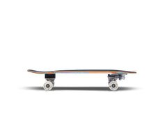 Viking Fitness Surfskate IN.SCAPE 32-inch skateboard with black deck and white wheels, designed for smooth surfing-style rides.