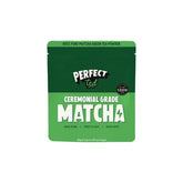 Herbalistas PerfectTed BIO ceremonial grade matcha powder in a 30g package, vibrant green matcha with a smooth, fine texture.