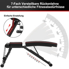 Foldable Adjustable Dumbbell Bench - GREEN LIFE CYPRUS