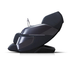 VIKING FITNESS A-522 massage chair in grey and black with padded armrests and ergonomic design for ultimate relaxation.