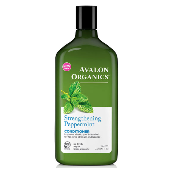 Conditioner, Strengthening Peppermint, 11 oz (312 g) - Avalon Organics - GREEN LIFE CYPRUS