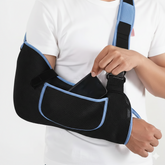 AirComfort SecureFit Adult Arm Sling & Forearm–Wrist Stabilizer with Breathable Mesh and Storage Pocket - GREEN LIFE CYPRUS