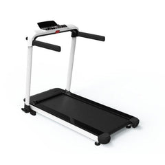VIKING FITNESS LT-01 foldable electric treadmill with digital display and safety handrails for home workouts
