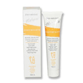 ZEO-MEDIC Natural Toothpaste with Zeolite and Xylitol in orange, menthol, and mint for fresh, powerful oral hygiene.