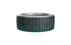 VIKING FITNESS MSpa Starry Comfort Series LED bubble spa hot tub with seating for 4 to 6 people, featuring starry lighting effects.