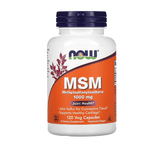 NOW Foods, MSM, Methylsulfonylmethane, 1,000 mg, 120 Veg Capsules - GREEN LIFE CYPRUS