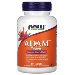 NOW Foods, ADAM, Superior Men's Multi, 60 Tablets - GREEN LIFE CYPRUS