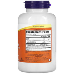 MKSTAVRINOS Super Primrose supplement in a bottle of 120 softgels, showing the softgel capsules on the label.