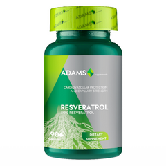 Adams Supplements, Resveratrol 50mg, 90cps - GREEN LIFE CYPRUS