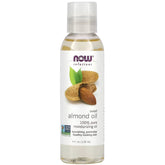 NOW Foods, Solutions, Sweet Almond Oil, 4 fl oz (118 ml) - GREEN LIFE CYPRUS
