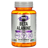MKSTAVRINOS NOW Foods Beta-Alanine supplement in 120 veggie capsules for endurance and athletic performance.