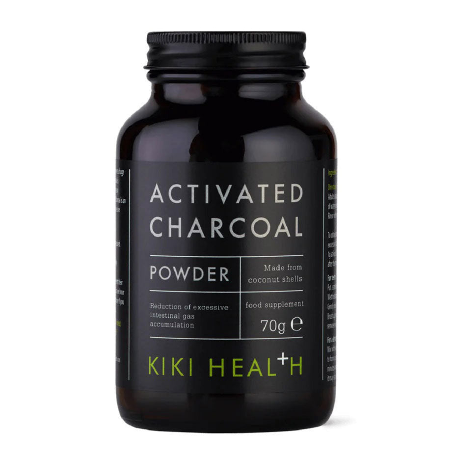 Kiki Health, Activated Charcoal Powder, 70g - GREEN LIFE CYPRUS