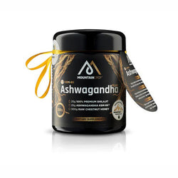 MountainDrop, Shilajit 25g Blend with Ashwagandha & Raw Chestnut Honey, 350g