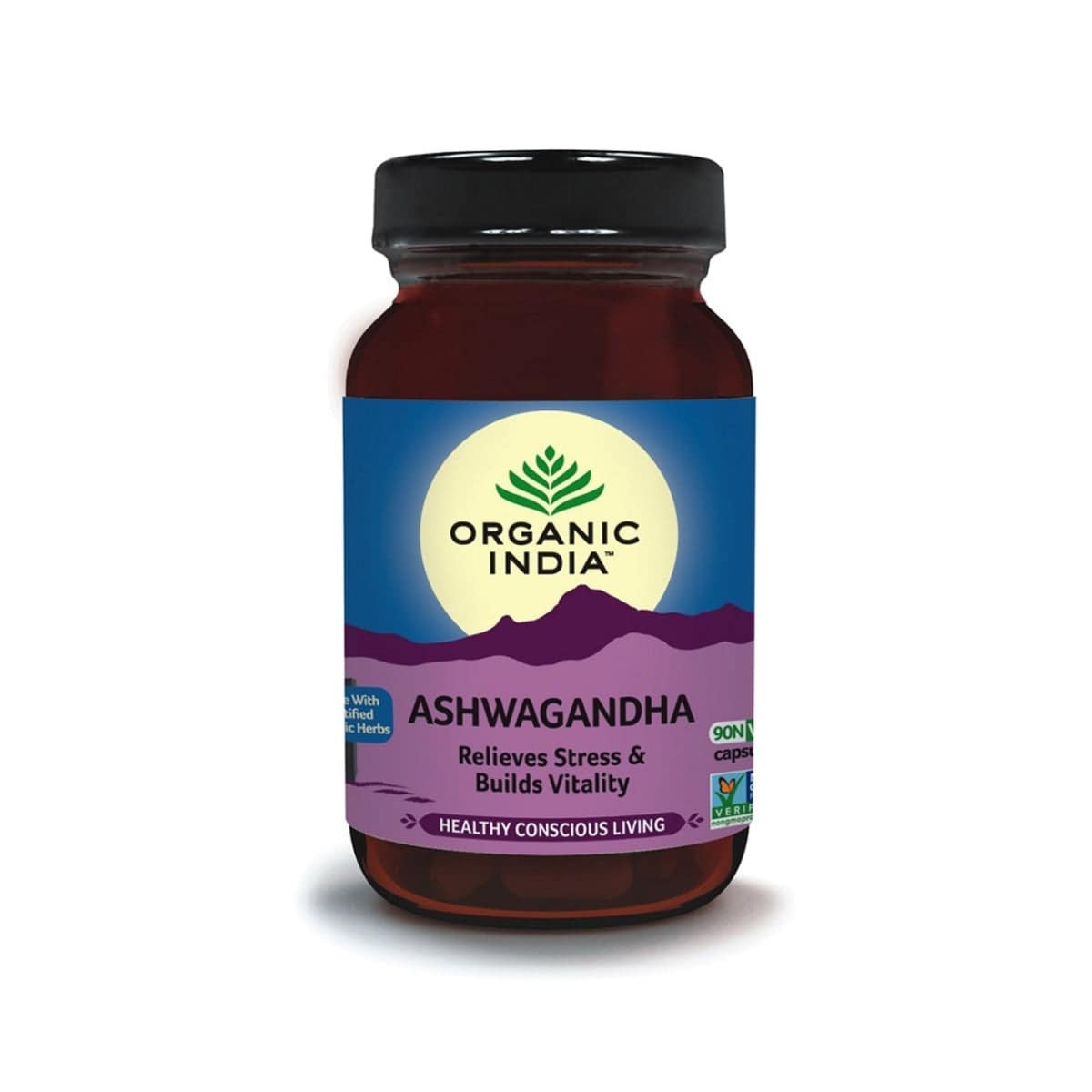 Organic India, BIO Ashwagandha 90 Capsules - GREEN LIFE CYPRUS