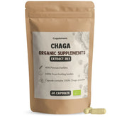 Cupplement, Chaga Extract Capsules 400 mg (60 capsules) - GREEN LIFE CYPRUS