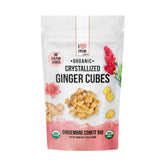 I LOVE ME,Organic Crystallized Ginger Cubes, 200g