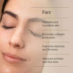 Organic castor oil by Herbalistas in a 250ml bottle, suitable for skin care, with a clear view of the product bottle.