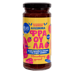 Pella's Delicacies Strawberry Spread in a 280g jar, smooth and fruity spread, perfect for toast or desserts.