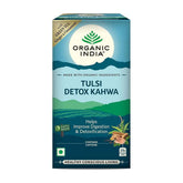 Organic India, Tulsi Detox Kahwa, Contains Caffeine, 25 Infusion Bags - GREEN LIFE CYPRUS