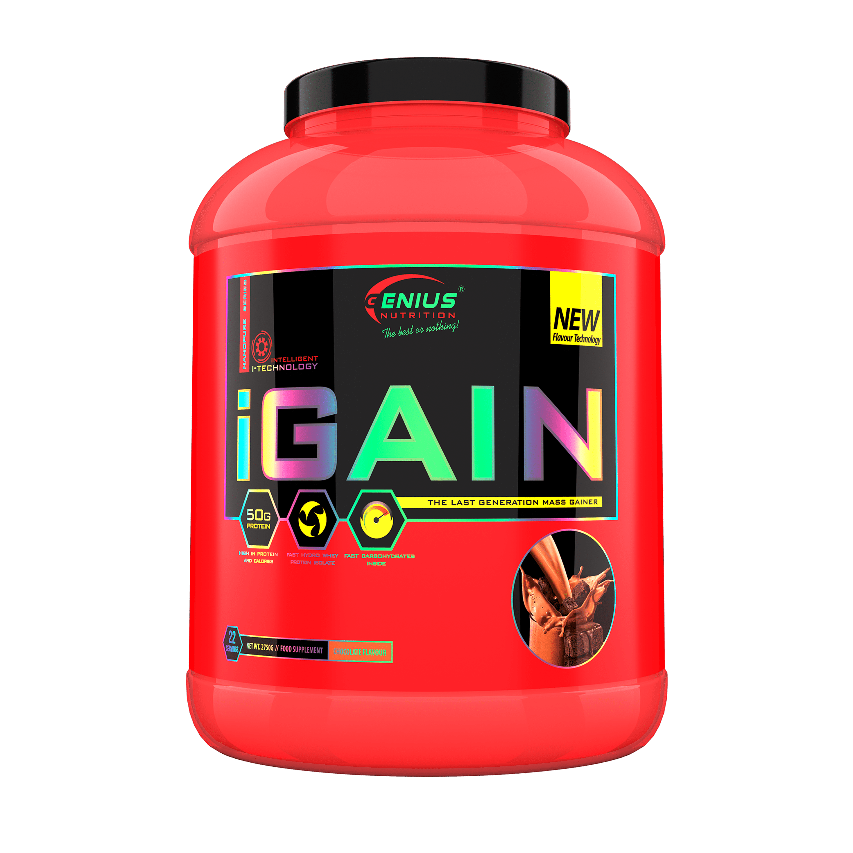 IGAIN 2750g/22 Serv, Genius Nutrition - GREEN LIFE CYPRUS