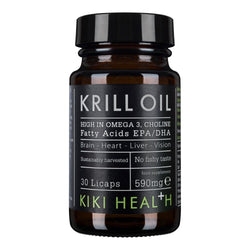 Kiki Health, Krill Oil, 30 Licaps