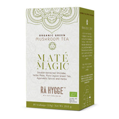 RA Hygge, BIO Maté Magic, Yerba Maté Tea with Shiitake, 16 Bags - GREEN LIFE CYPRUS