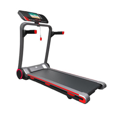 VIKING FITNESS D-50 electric treadmill with digital display and running belt, ideal for home cardio workouts.
