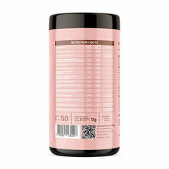 Herbalistas MountainDrop FLOURISH natural Shilajit blend supplement in 600g jar, shown with shadowed white background.