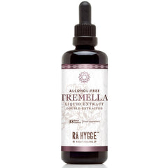 Herbalistas Ra Hygge BIO Tremella Liquid supplement in 100ml bottle, alcohol-free herbal extract with natural Tremella mushroom benefits