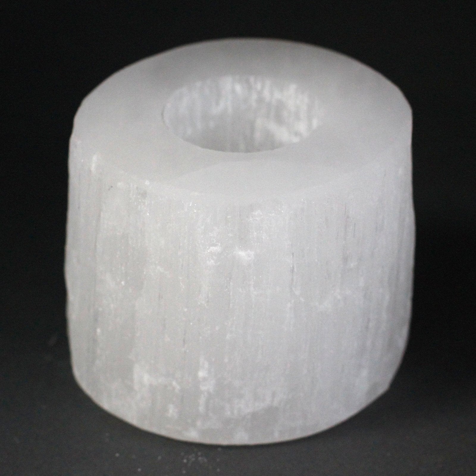 AW Gifts, Selenite Cylinder Candle Holder - GREEN LIFE CYPRUS