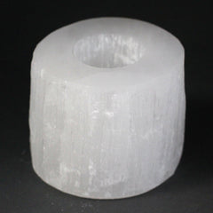 AW Gifts, Selenite Cylinder Candle Holder - GREEN LIFE CYPRUS