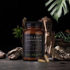 Kiki Health, Organic Slippery Elm, 60 Vegicaps - GREEN LIFE CYPRUS