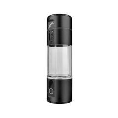 Herbalistas Nord hydrogen water bottle in Horizon Black with 280ml capacity, sleek drink accessory for healthy hydration.