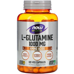 Now, L-Glutamine, 1,000 mg, 120 Veg Capsules - GREEN LIFE CYPRUS 