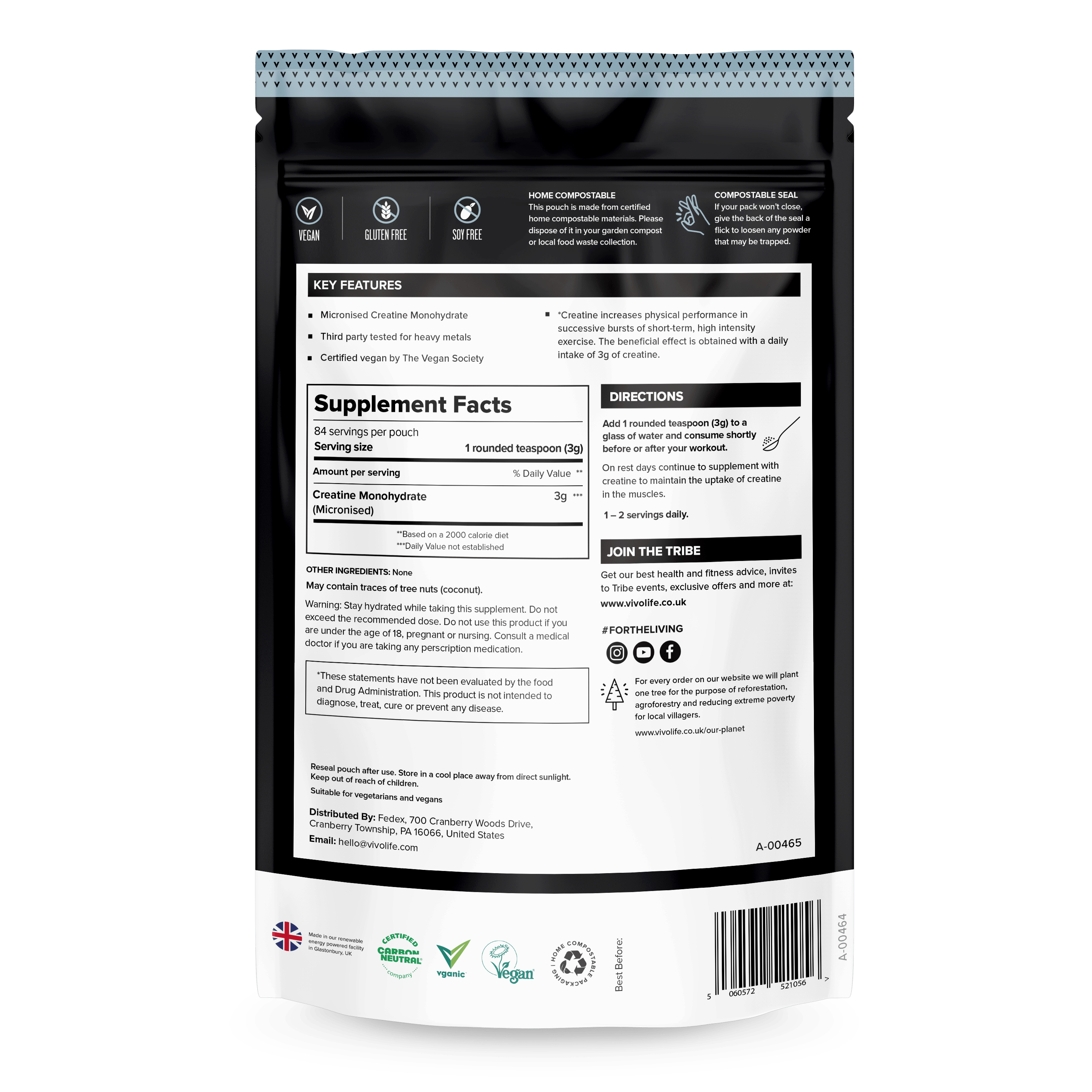 CREATINE - Ultra-pure micronized monohydrate - GREEN LIFE CYPRUS