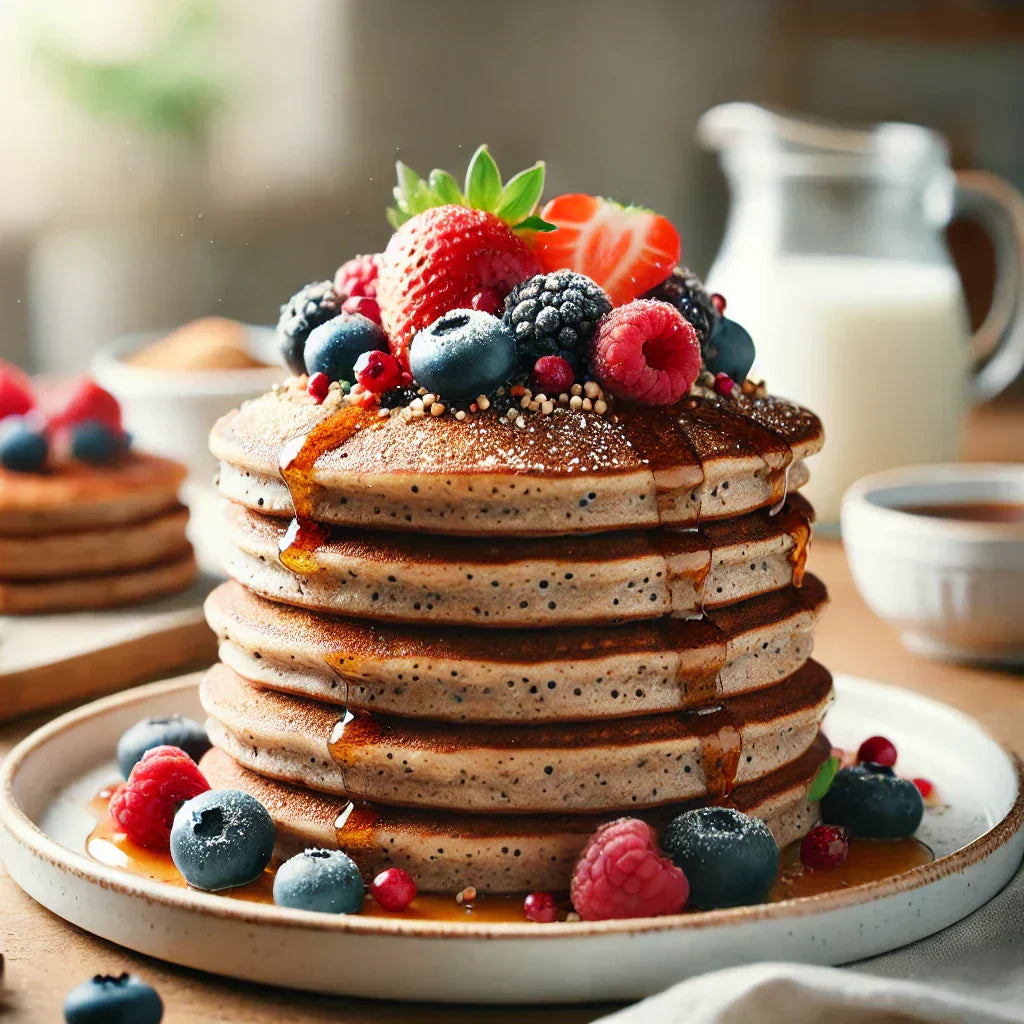 Fluffy Buckwheat Protein Pancakes – Healthy & Gluten-Free Recipe