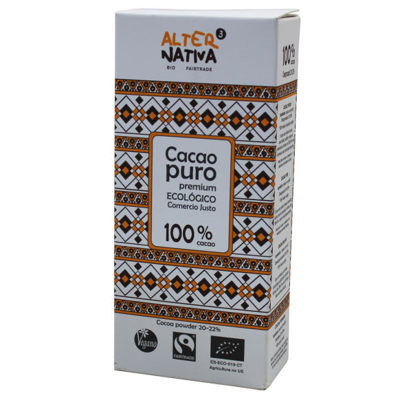 ALTERNATIVA3 collection image — Alternativa3, BIO & Fair Trade Premium Pure Cocoa, 150g
