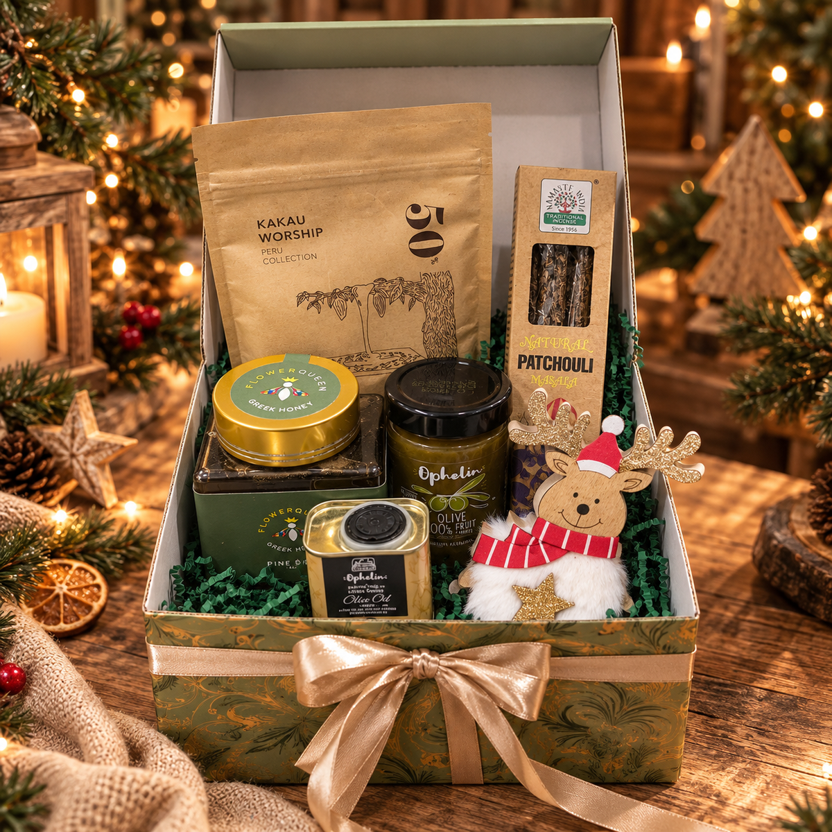 CHRISTMAS collection image — Green Life Greek Harvest Christmas Gift Box